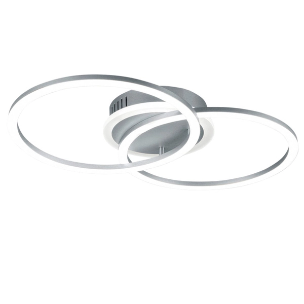 Ledowa lampa sypialniana HALIA nad łóżko LED 25W 3000K srebrna