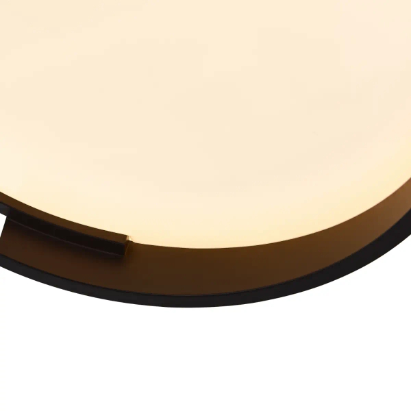Metalowy sufitowy plafon Halo LP-1453/1C-27 BK LED 15W 3000-6000K czarny