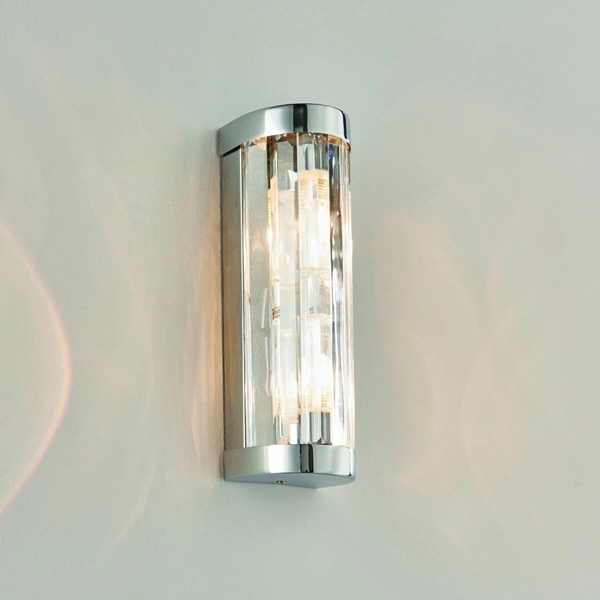 Lampa ścienna do łazienki Crystal 39629 glamour Saxby IP44 chrom