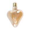 Designerska żarówka dekoracyjna Vintage Amber 316608 Polux E27 serce 2,5W 190lm 230V biała ciepła