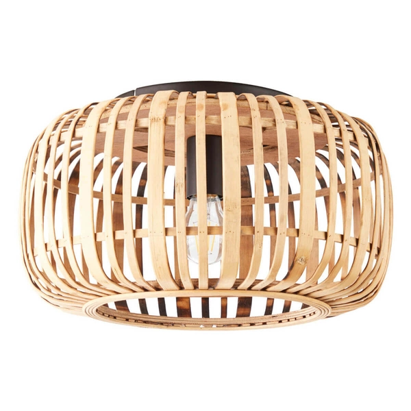 Plafon bambusowy Woodrow 97167/20 okrągły boho brązowy