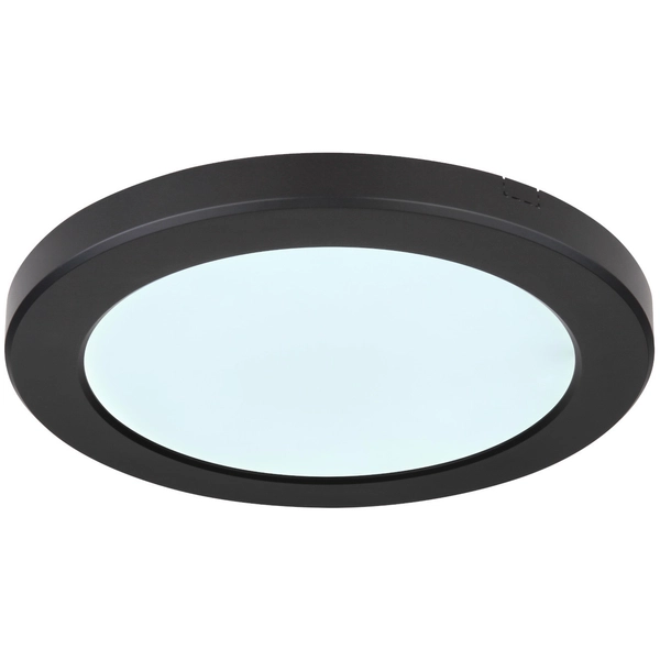 LAMPA sufitowa LASSE 12379-18B Globo okrągła OPRAWA plafon LED 18W 3000K - 6500K metalowy czarny