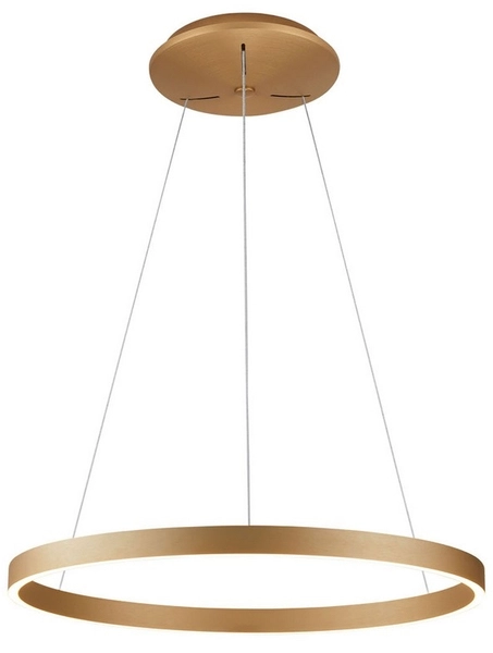 Zwisowa ledowa lampa Andrea AZ5099 50W ring złota