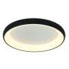 Minimalistyczny plafon do jadalni 2040 LED 32W 3000K okrągły czarny