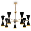 Industrialna LAMPA sufitowa VESPER MOD108PL-14GB Maytoni metalowy plafon do salonu czarny