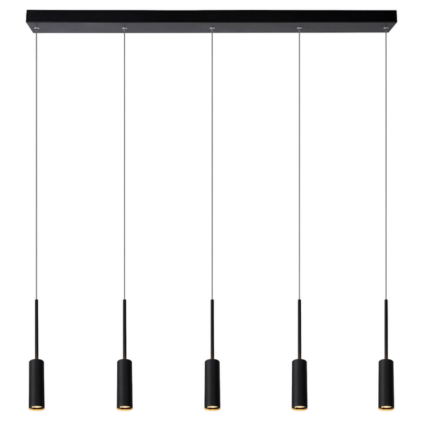 Wisząca lampa na listwie TUBULE 24401/35/30 LED 35W 2700K tuby czarne