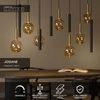 Wisząca lampa nad stół Josiane  21441/12/62 do jadalni szklane kule czarny