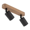 Podwójny reflektor sufitowy Top Wood 3291 TK Lighting drewniany czarny