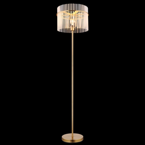 Podłogowa lampa do salonu GORLEY 15698SM glamour złota