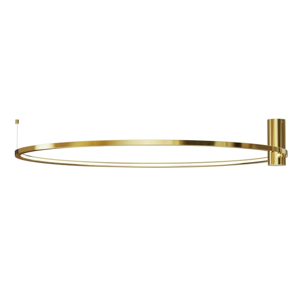 Ledowy plafon do sypialni Ringa CL0112-L-GD LED 45W 3000-4000K IP44 złoty