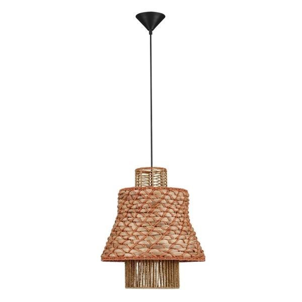 Lampa wisząca boho MURVOLO LE45363 nad stół brązowa