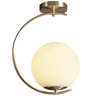 Sufitowa lampa nowoczesna CGSICKC szklana kula mosiądz