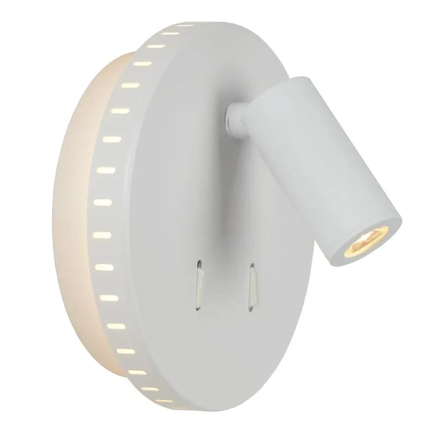 Przyścienna lampa BENTJER 79201/09/31 LED 6W+3W 3000K regulowana biały