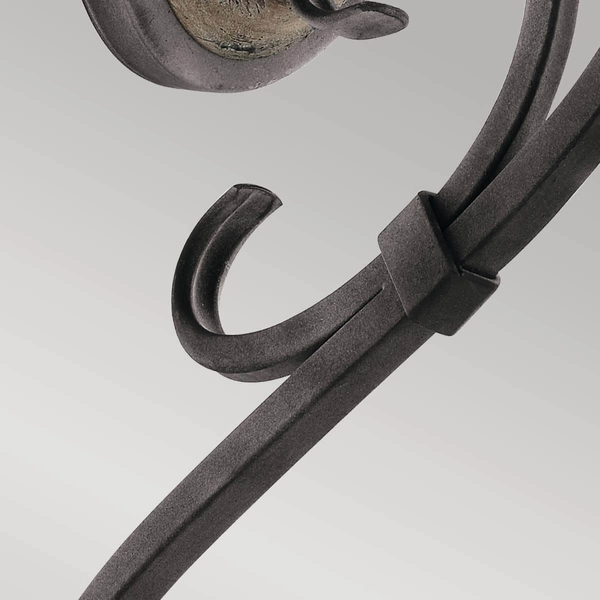 Kinkiet ścienny świecznikowy Taulbee KL-TAULBEE1 Kichler pałacowy brązowy