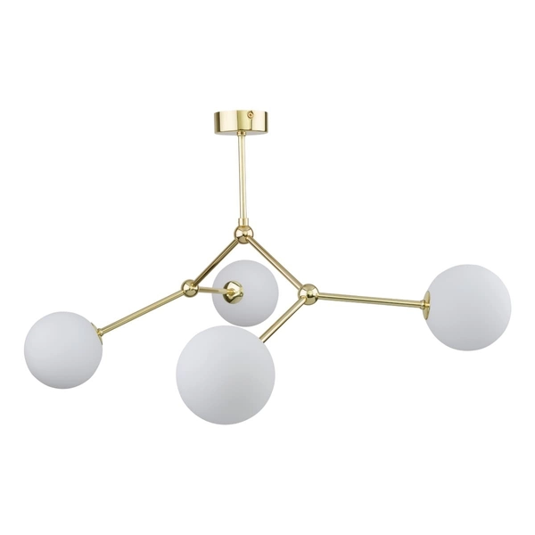 Molekułowa sufitowa lampa Fairy 6470 TK Lighting szklane klosze kule złota
