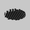 Antyodblaskowy filtr do lamp Wise HoneyComb ⌀26mm HoneyComb-D26 czarny