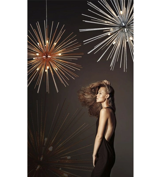 Wisząca lampa Sirius AZ2118+AZ2121 OUTLET Azzardo zwis miedziany