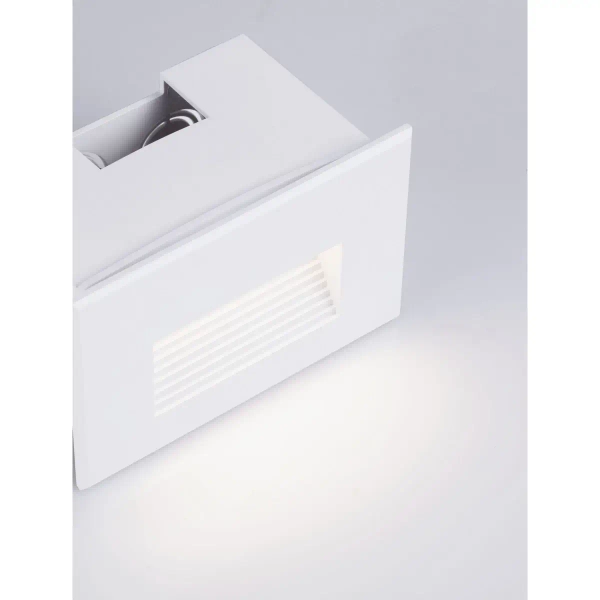 Wpustowa lampa ścienna CENDILO LE75321 LED 4W 3000K IP65 biała