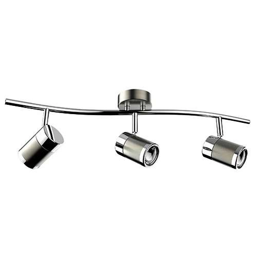 LAMPA sufitowa OLAF 03257 Ideus reflektorowa OPRAWA listwa PLAFON regulowane tuby chrom satyna