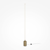 Prosta lampa podłogowa Flow MOD147FL-L20BSK1 mosiądz