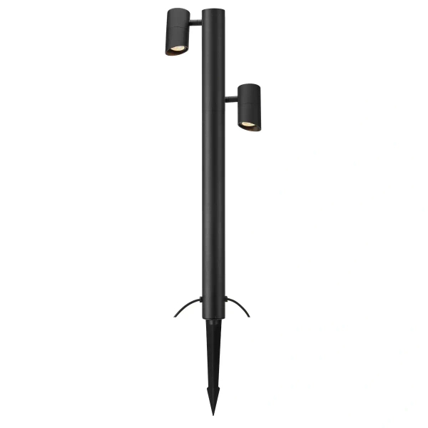 2-punktowa lampa gruntowa Garden 24 LED 12,5W 3000K czarna