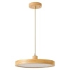 Lampa wisząca do jadalni Woody LWWOOD LED 18W 3000K drewniana