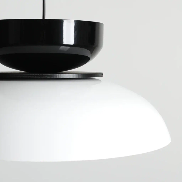 Lampa wisząca nad wyspę ALDO 1152G2_3_C do jadalni biała czarna