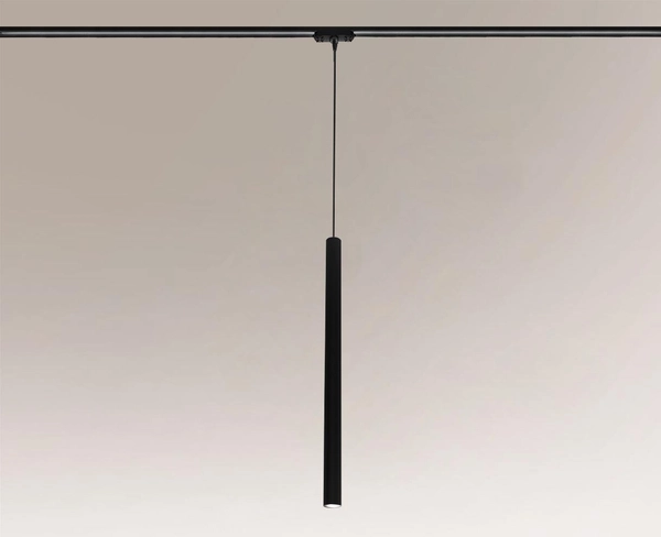 LAMPA wisząca YABU 7868 Shilo metalowa OPRAWA sopel ZWIS tuba do systemu szynowego czarna