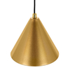 Metalowa lampa zwisowa Acustica MSE010100331 Moosee LED 13W 3000K złota