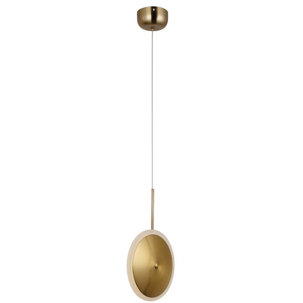 Nowoczesna lampa wisząca CGBING20 LED 5W talerz mosiądz