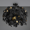Plafoniera dekoracyjna Leavy R60463032 RL Light listki czarna