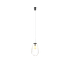 Przezroczysta lampa wisząca Pear 7798 szklana łezka do pokoju