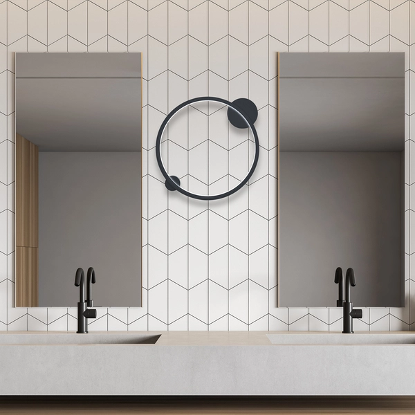 Lampa sufitowa/kinkiet ścienny Saturno ML8858 Milagro LED 25W 4000K IP44 czarny