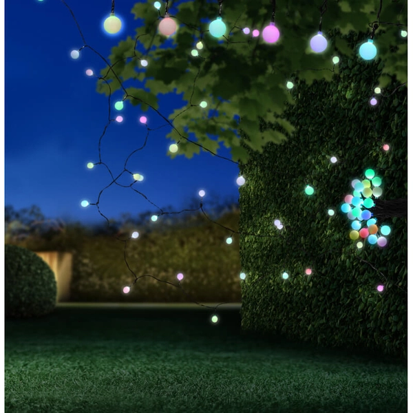 Kolorowa girlanda zewnętrzna 4,8m 25 LED 0,07W multikolor