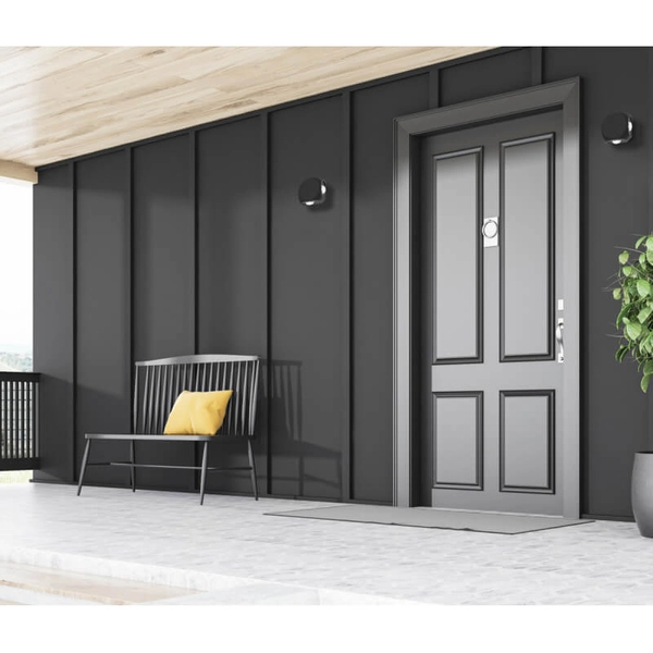 Elewacyjna lampa ogrodowa Porso kostka LED 4W 2000K czarna