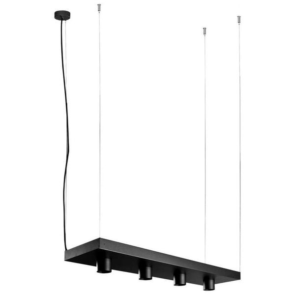 LAMPA wisząca PLANT 9381 Nowodvorski metalowa OPRAWA prostokątny zwis czarny