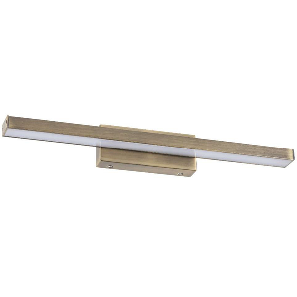 Łazienkowa LAMPA ścienna JOHN 5721 Rabalux metalowa OPRAWA kinkiet belka LED 12W 4000K IP44 brązowa biała