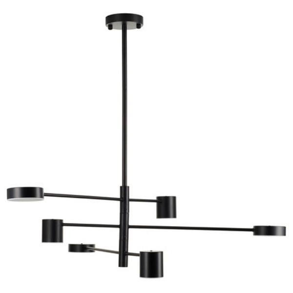 Regulowana lampa sufitowa Clex ST-8102P-6 Step LED 8W 3000K czarna