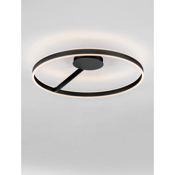 Nowoczesna lampa sufitowa SOLVIRA LE45497 LED 48W 2700-4000K czarny