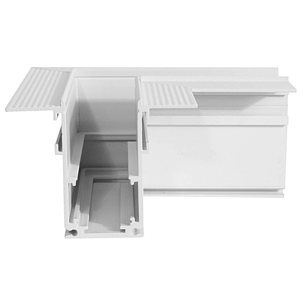 Podtynkowy łącznik kątowy do szyn magnetycznych 833 Domeno LED biały