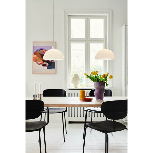 Wisząca lampa kopułowa nad stół Ellen 2312003001 do jadalni biały