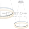 LAMPA wisząca RING ML405 Milagro okrągła OPRAWA zwis LED 24W 4000K pierścień circle ring biały alvendre