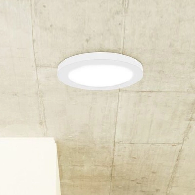 Okrągła LAMPA sufitowa SONNET 1491 Rabalux wpust OPRAWA metalowa plafon salonowy z czujnikiem LED 18W 4000K biały