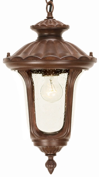 Lampa wisząca na łańcuchu Chicago CC8-S Elstead styl angielski brązowy