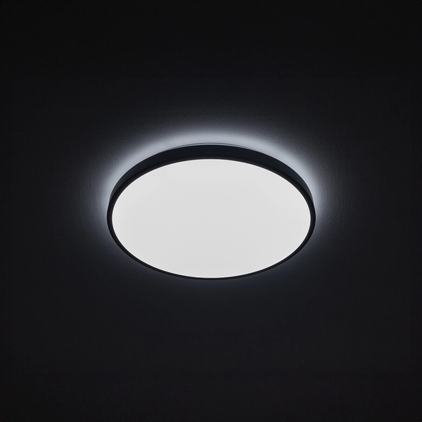 Plafon kuchenny Agnes 10972 Nowodvorski LED 22W 4000K IP44 koło czarny biały