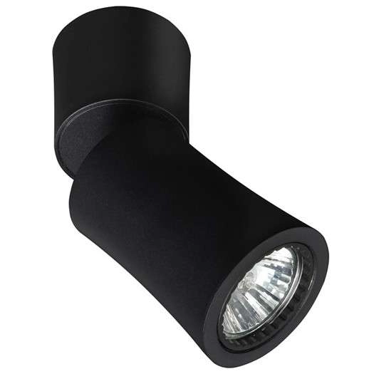 Regulowana lampa sufitowa Lino NC1802-YLD metalowa reflektorek tuba czarna