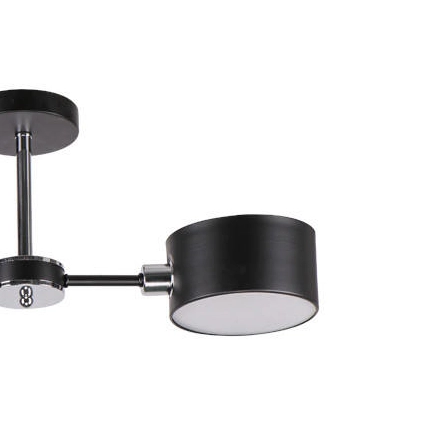 LAMPA sufitowa 3020/2 BL 8C Elem abażurowa OPRAWA metalowe molekuły czarne chrom