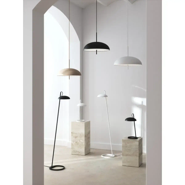 Wisząca lampa do salonu Versale 2220053009 DFTP kopułowa beżowa