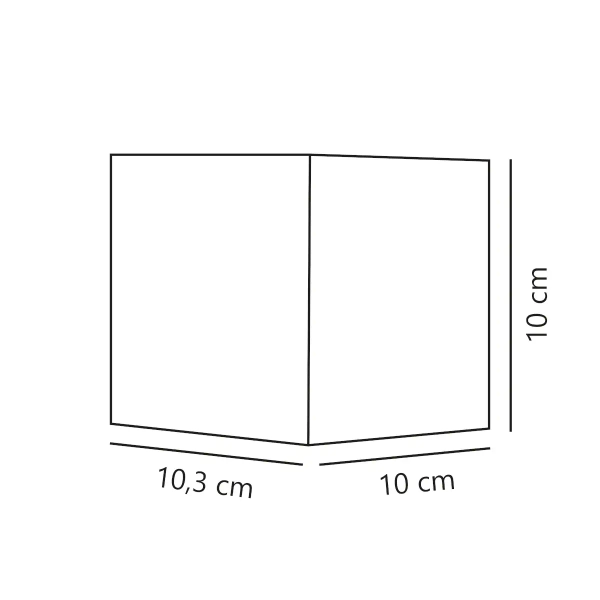 Kinkiet zewnętrzny kostka Milda 2418331050 LED 4,9W 3000K IP44 antracyt