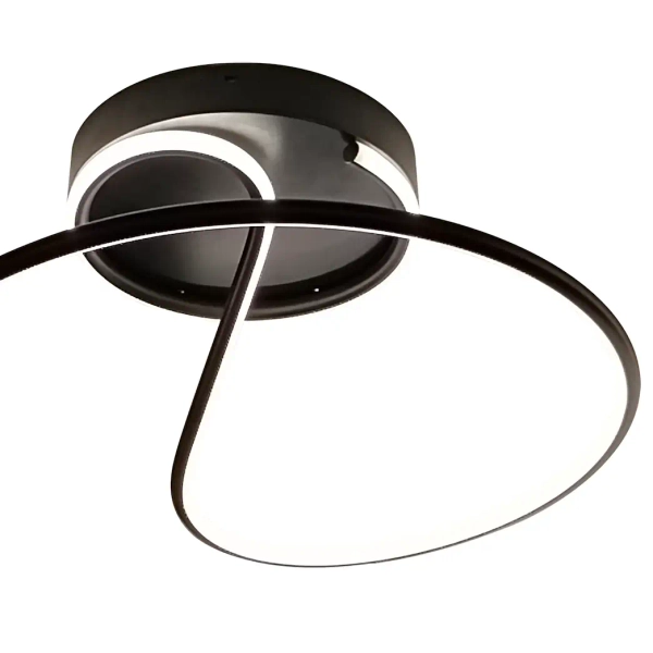 Lampa sufitowa do sypialni DELTA ML1174 LED 30W 4000K czarny